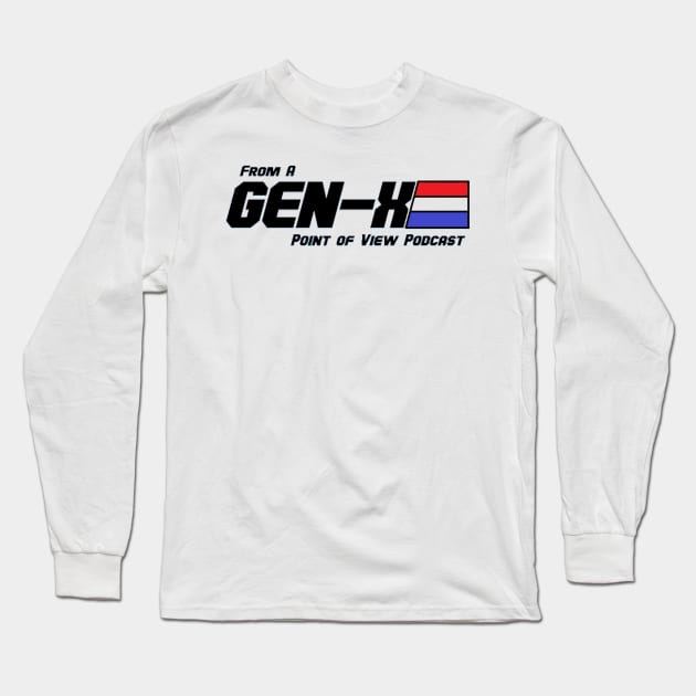 Go Gen X Pod! Long Sleeve T-Shirt by The Sidebar Cantina